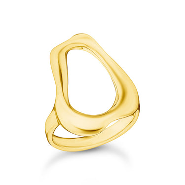 Thomas Sabo Fluid Yellow Gold-Plated Natural Beauty Ring