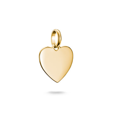 Thomas Sabo CC Connect Engravable Yellow Gold-Plated Heart Small