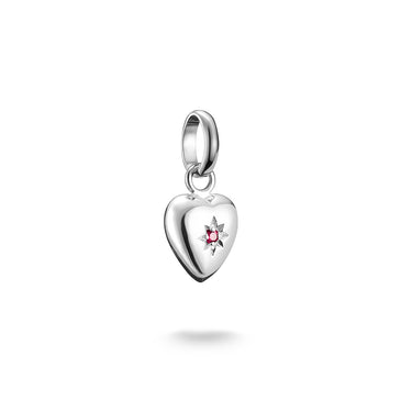 Thomas Sabo CC Connect Heart with Lab Grown Ruby Star