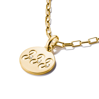 Thomas Sabo CC Connect Yellow Gold-Plated CZ '333' Angel Number