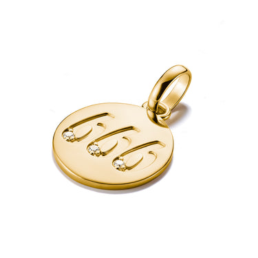Thomas Sabo CC Connect Yellow Gold-Plated CZ '666' Angel Number