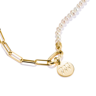 Thomas Sabo CC Connect Yellow Gold-Plated CZ '777' Angel Number