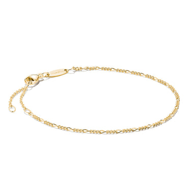 Thomas Sabo CC Connect Yellow Gold-Plated Figaro Chain Bracelet