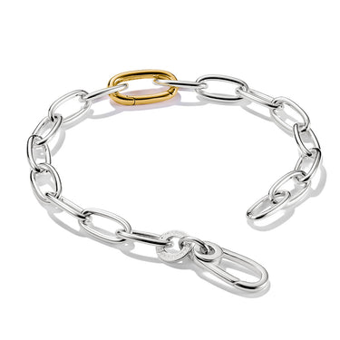 Thomas Sabo CC Connect Two Tone Single Eye Cable Bracelet