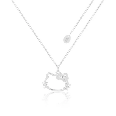Sanrio Hello Kitty Outline Sterling Silver Necklace