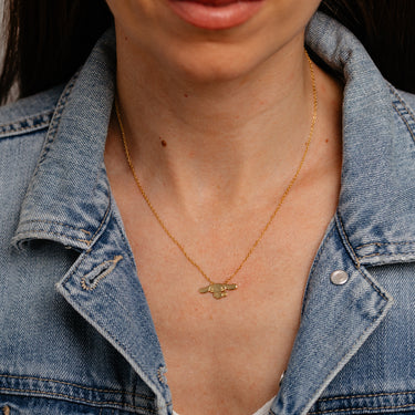 Sanrio Cinnamoroll Yellow Gold Plated Sterling Silver Necklace