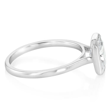 Sterling Silver CZ Cushion Cut Ring