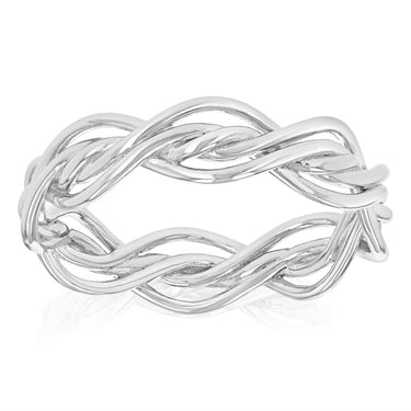Sterling Silver Twist Ring