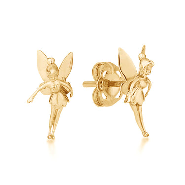 Couture Kingdom Disney Sterling Silver Tinkerbell Stud Earrings