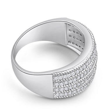 Sterling Silver Glorious Diamond Ring SIZE M ONLY