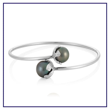 Tahitian 9-10mm Pearl Bangle 60mm diameter