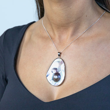Natural Mabe Pendant