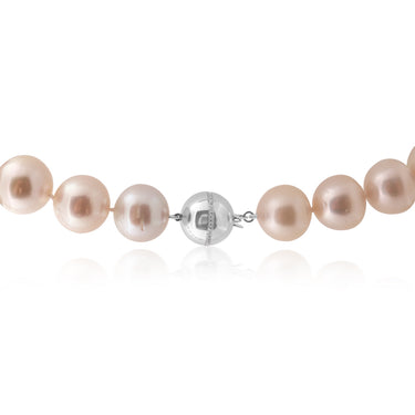 South Sea 14-16mm Pearl Strand with 14ct White Gold 0.18ct Diamond Set Clasp