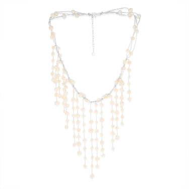 Natural Freshwater Baroque Pearl Necklace 40cm + 5cm Extender in Sterling Silver