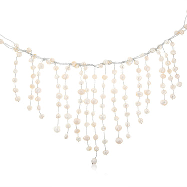 Natural Freshwater Baroque Pearl Necklace 40cm + 5cm Extender in Sterling Silver