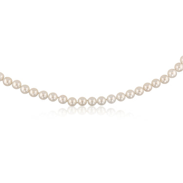 Mother of Pearl Graduated Necklace 48cm with Sterling Silver Clasp