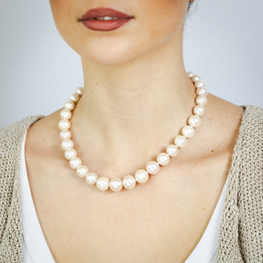 Freshwater Pearl Necklace 40cm with Sterling Silver Clasp