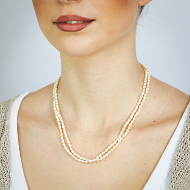 Freshwater Pearl Necklace 43cm with Sterling Silver Clasp