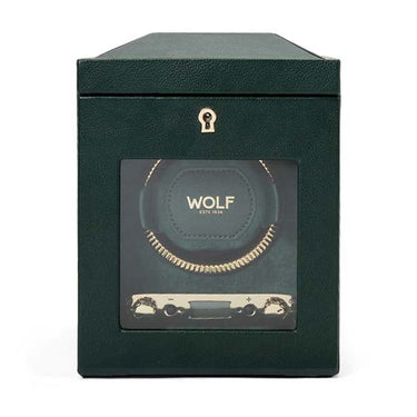 Wolf British Racing Single Watch Winder Green