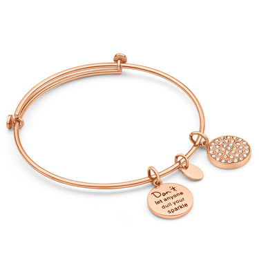 Gold Plated Crystal Sparkle Bangle