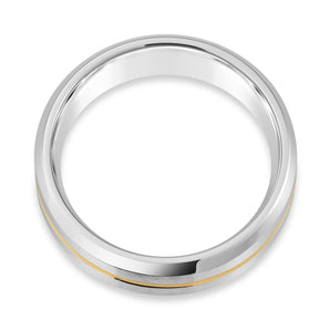 Stainless Steel Gents Brush Patterned Ring