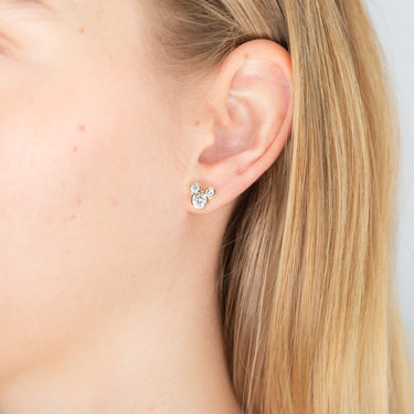 Couture Kingdom Disney Mickey Mouse Crystal Stud Earrings