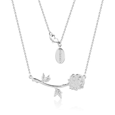 DISNEY Beauty and the Beast Enchanted Rose Necklace