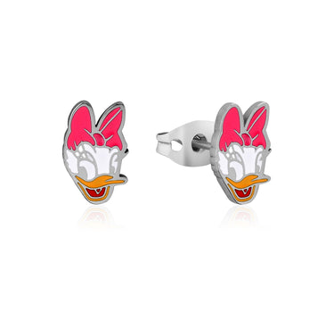 DISNEY Stainless Steel 11mm Animated Daisy Duck Stud Earrings