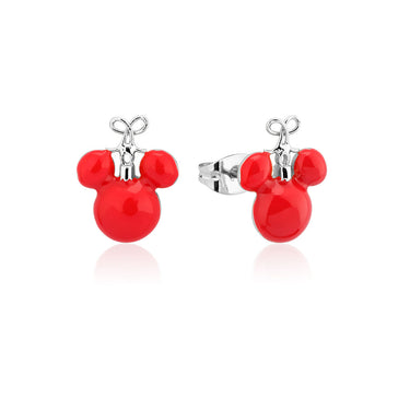 Disney Mickey Red Christmas Bauble Studs