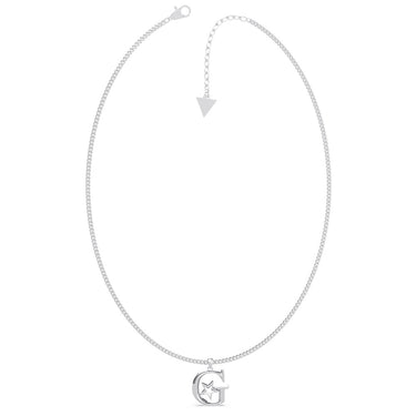 GUESS Gold Plated Stainless Steel 16-18" G Logo & Star Chain