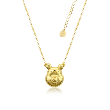 Disney Gold Plated Winnie The Pooh Pendant on 45+7cm Chain