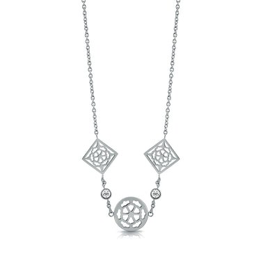 Guess Stainless Steel 15-17" Single Chain Peony Chain