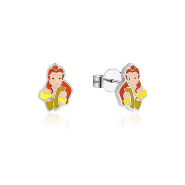 Disney Beauty And The Beast Stainless Steel Princess Belle Stud Earrings