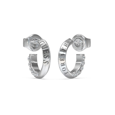 Guess Stainless Steel 16mm Circle Hoop Earrings