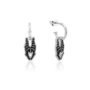 Disney Stainless Steel Maleficent Mini Hoop Earrings