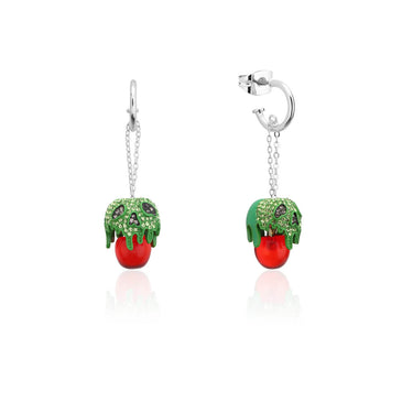 Disney Stainless Steel Evil Queen Poison Apple Drop Earrings