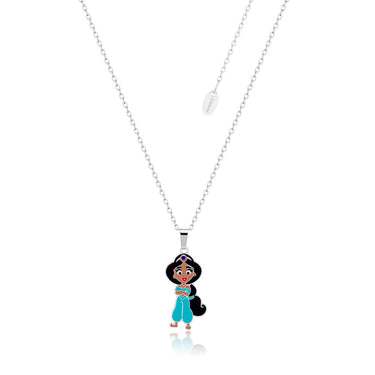 Disney Stainless Steel Jasmine Pendant On Chain