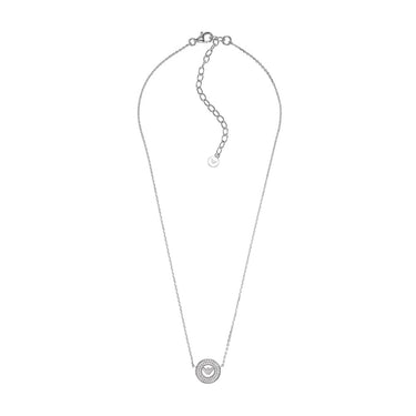 Emporio Armani Sterling Silver Key Basics CZ Pendant On Chain
