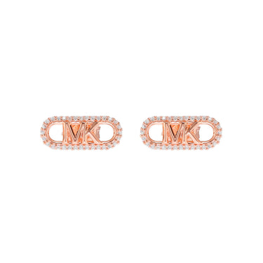 Michael Kors 14ct Rose Gold Plated Sterling Silver Premium Stud Earring