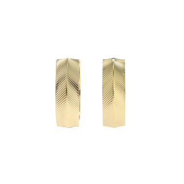Fossil Yellow Gold Plated Stainless Steel  Harlow Earring