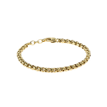 Fossil Yellow Gold Plated Stainless Steel Jewelry 20+2cm Bracelet