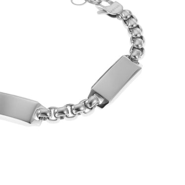 Fossil Stainless Steel Drew ID 22.5cm Bracelet