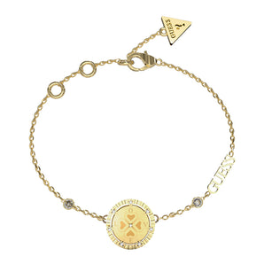 Guess Gold-Plated Stainless-Steel Love Mini Bracelet