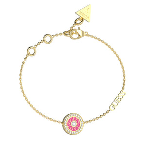 Guess Gold-Plated Stainless-Steel Fuchsia Love Mini Bracelet