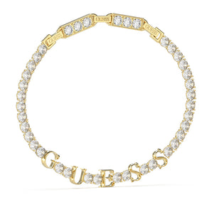 Guess Gold-Plated Stainless-Steel Tennis Bracelet