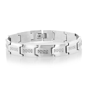 Stainless Steel Fancy Patterned 20.3cm Bracelet