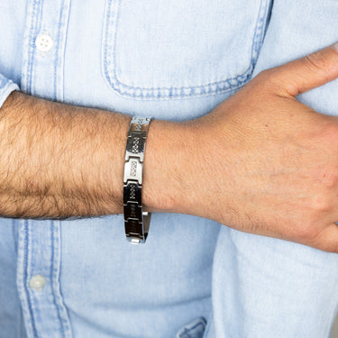 Stainless Steel Fancy Patterned 20.3cm Bracelet