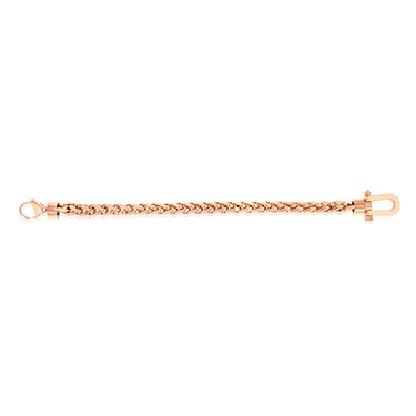 Stainless Steel Fancy Wheat 21cm Bracelet