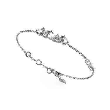 Guess Stainless Steel Multi Crystal Bracelet