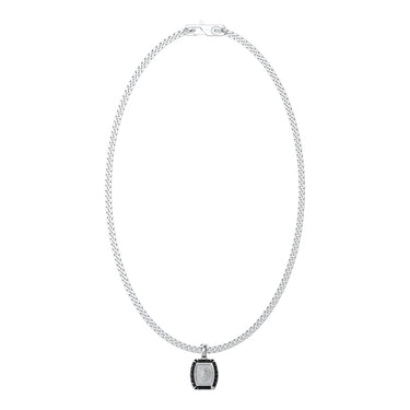 Guess Men's Jewellery Stainless Steel 16mm Lion Charm Pendant on 21" Chain